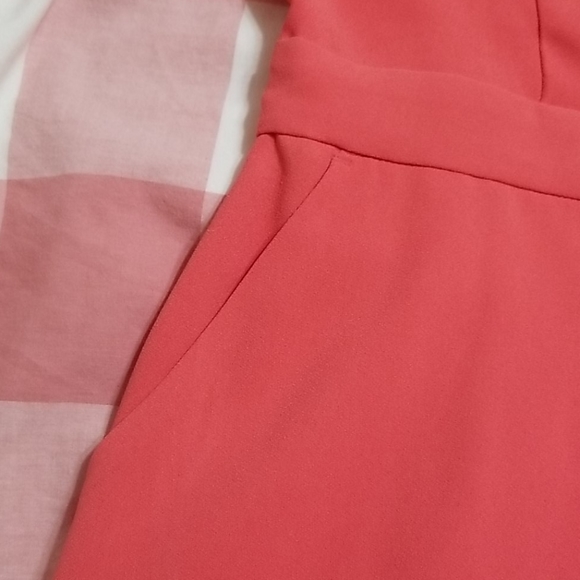 NWT! Banana Republic factory coral pink romper - Picture 5 of 8